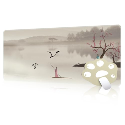FAIRYGATE Desk Mat Gaming Mousepad Schreibtischunterlage beige Mauspad Gemütlich Mousepad 900x400mm Verbessert Geschwindigkeit und Präzision rutschfest Gummierte Unterseite Waschbar B6502-M FAIRYGATE Desk Mat Gaming Mousepad Schreibtischunterlage beige Mauspad Gemütlich Mousepad 900x400mm Verbessert Geschwindigkeit und Präzision rutschfest Gummierte Unterseite Waschbar B6502-M von FAIRYGATE