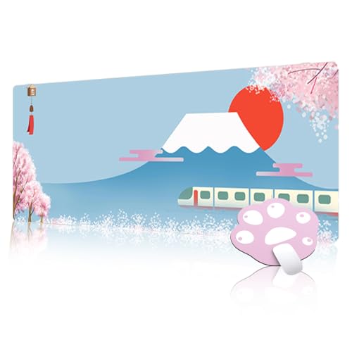 FAIRYGATE Gaming Mousepad Mauspad 900x400 Blauer Abstrakter Berg Großes Gaming XXL Mousepad Schreibtischunterlage Stitched Edges Rutschfestes für Computer Office Keyboard and Laptop B5807-L FAIRYGATE Gaming Mousepad Mauspad 900x400 Blauer Abstrakter Berg Großes Gaming XXL Mousepad Schreibtischunterlage Stitched Edges Rutschfestes für Computer Office Keyboard and Laptop B5807-L von FAIRYGATE