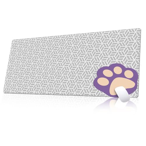 FAIRYGATE Gaming Pad Mousepads Schreibunterlage Schreibtisch Erweitert Lang Gaming Mauspad Große Mausmatte Weiß Spezielle Glasoberfläche Arbeitsunterlage Groß Bürotisch Deko B6812-L FAIRYGATE Gaming Pad Mousepads Schreibunterlage Schreibtisch Erweitert Lang Gaming Mauspad Große Mausmatte Weiß Spezielle Glasoberfläche Arbeitsunterlage Groß Bürotisch Deko B6812-L von FAIRYGATE