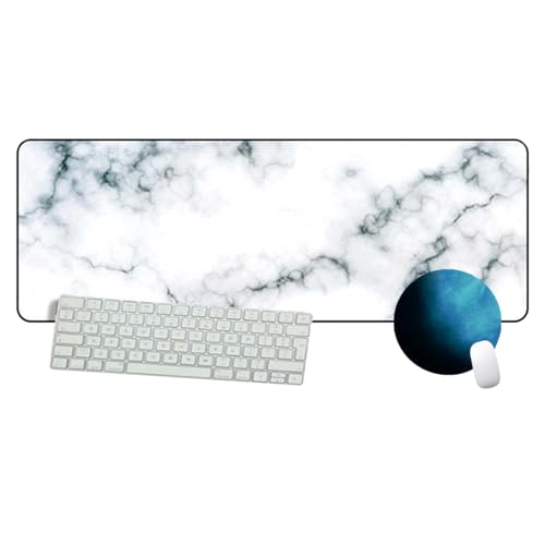 FAIRYGATE Mauspad weiß XXL Schreibtischmatte Mauspad Marmor Optik Mousepad in Weiß Standard Größe rutschfest Schlicht Modern Stein Optik Granit für Gaming Arbeit Büro Zuhause B5709-M FAIRYGATE Mauspad weiß XXL Schreibtischmatte Mauspad Marmor Optik Mousepad in Weiß Standard Größe rutschfest Schlicht Modern Stein Optik Granit für Gaming Arbeit Büro Zuhause B5709-M von FAIRYGATE