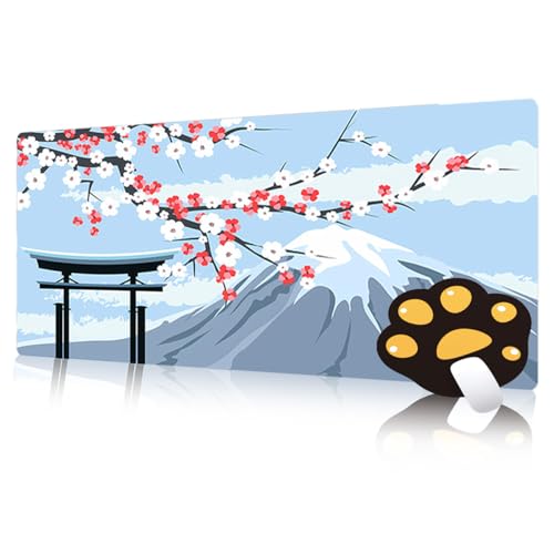 FAIRYGATE Mouse Pad Mauspad Japanische Kirschblüte Schreibtisch Anime Gaming Tastatur Matte rutschfeste Gummibasis Großer Erweiterter Schreibtisch Schutz Für Home Office B5801-M FAIRYGATE Mouse Pad Mauspad Japanische Kirschblüte Schreibtisch Anime Gaming Tastatur Matte rutschfeste Gummibasis Großer Erweiterter Schreibtisch Schutz Für Home Office B5801-M von FAIRYGATE
