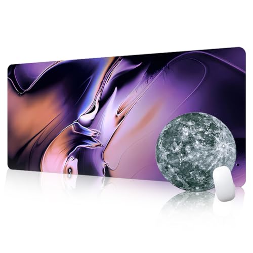 FAIRYGATE Mousepad Gaming XXL Gaming Mousepad Extended Mauspad Große Tastaturmatte Lange Schreibtisch Dekor rutschfeste Gummibasis Genähte Kanten für Arbeit Spiel Büro Zuhause Lila Marmor B5911-L FAIRYGATE Mousepad Gaming XXL Gaming Mousepad Extended Mauspad Große Tastaturmatte Lange Schreibtisch Dekor rutschfeste Gummibasis Genähte Kanten für Arbeit Spiel Büro Zuhause Lila Marmor B5911-L von FAIRYGATE