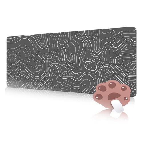 FAIRYGATE Mousepad Groß Mauspad 900x400 Gaming Mauspad Desk Mat Studio Series Multifunktionale Große Unterlage Erweiterte Mausmatte Anti Rutsch Gummiboden Spritzwassergeschützt Langlebig Grau B5702-L FAIRYGATE Mousepad Groß Mauspad 900x400 Gaming Mauspad Desk Mat Studio Series Multifunktionale Große Unterlage Erweiterte Mausmatte Anti Rutsch Gummiboden Spritzwassergeschützt Langlebig Grau B5702-L von FAIRYGATE
