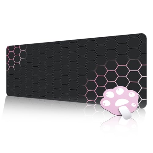 FAIRYGATE Mousepad XXL Deskmat Mauspad XXL Mauspad Gaming schwarz Gaming Mauspad XXL Schwarz Großes Mousepad rutschfeste Schreibtischunterlage für Gaming und Büro ransenfreie Ränder B6002-M FAIRYGATE Mousepad XXL Deskmat Mauspad XXL Mauspad Gaming schwarz Gaming Mauspad XXL Schwarz Großes Mousepad rutschfeste Schreibtischunterlage für Gaming und Büro ransenfreie Ränder B6002-M von FAIRYGATE