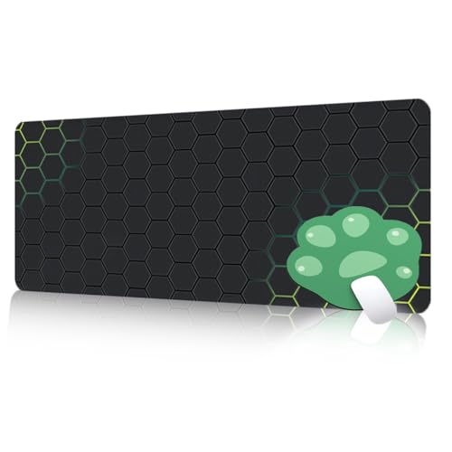 FAIRYGATE Mousepads Schreibtisch Matte Gaming Mauspad XL 600 × 300 × 3 MM Schreibtischunterlage mit Wasserdichter Oberfläche und Mousepad Rutschfester Gummiunterseite Schwarz B6013-M FAIRYGATE Mousepads Schreibtisch Matte Gaming Mauspad XL 600 × 300 × 3 MM Schreibtischunterlage mit Wasserdichter Oberfläche und Mousepad Rutschfester Gummiunterseite Schwarz B6013-M von FAIRYGATE