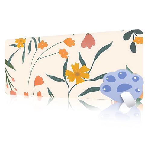 FAIRYGATE Schreibtisch Unterlage Großes Gaming Mauspad Tastatur Mauspads Untersetzer Mousepad Schreibtischmatte für Home Office Boho Blume Ästhetische Desk Accessories B6703-M FAIRYGATE Schreibtisch Unterlage Großes Gaming Mauspad Tastatur Mauspads Untersetzer Mousepad Schreibtischmatte für Home Office Boho Blume Ästhetische Desk Accessories B6703-M von FAIRYGATE
