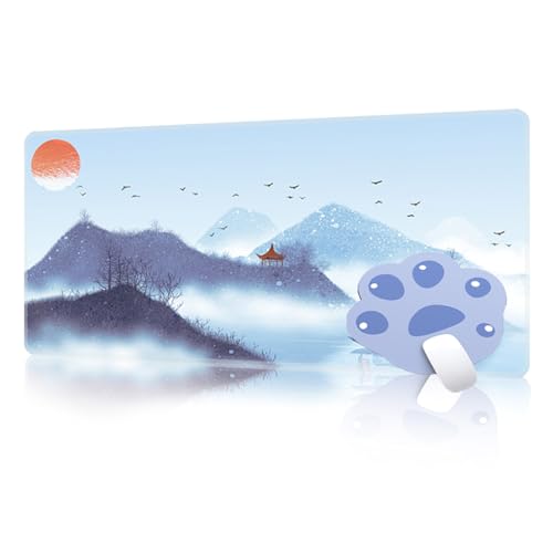FAIRYGATE Schreibtisch Unterlage Mauspad Groß Schreibtisch Gaming Landschaftsmalerei Gummi Mauspad mit 3 mm Gummiauflage an der Unterseite Glatte Oberfläche und Rutschfester Gummiboden B6512-L FAIRYGATE Schreibtisch Unterlage Mauspad Groß Schreibtisch Gaming Landschaftsmalerei Gummi Mauspad mit 3 mm Gummiauflage an der Unterseite Glatte Oberfläche und Rutschfester Gummiboden B6512-L von FAIRYGATE