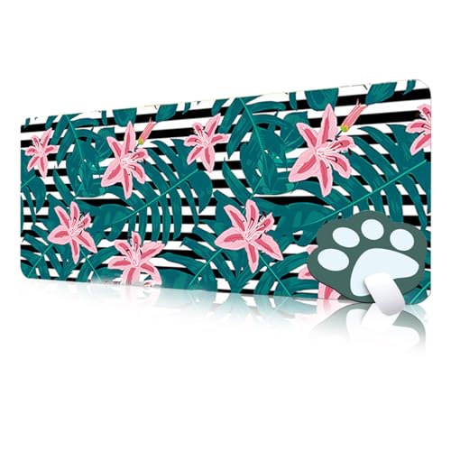 FAIRYGATE Schreibtischunterlage Mousepad Gaming Cute Mauspad XL Extra Große Schreibtischunterlage Hawaii Blume Computer Tastatur Mauspad Büro Gaming Tischschutz rutschfeste Gummiunterseite B6712-M FAIRYGATE Schreibtischunterlage Mousepad Gaming Cute Mauspad XL Extra Große Schreibtischunterlage Hawaii Blume Computer Tastatur Mauspad Büro Gaming Tischschutz rutschfeste Gummiunterseite B6712-M von FAIRYGATE