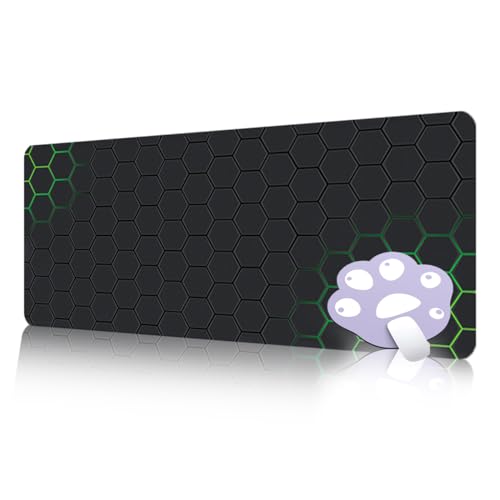 FAIRYGATE Schreibtischunterlagen Mauspad Gaming Mousepad rutschfest und Wasserdicht Mouse Pad Mausmatte für PC Büro Laptop Computer Schwarz Schreibtisch Matte B6011-M von FAIRYGATE