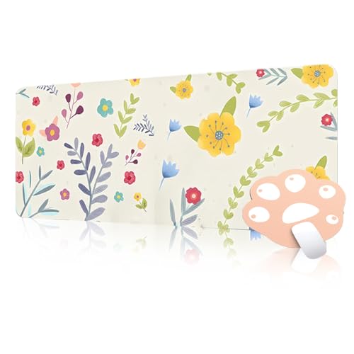FAIRYGATE XL Mauspad Mousepad Gaming Mauspad groß Gaming Schreibtisch Deko Schöne Blumen Computer Mauspad Niedliche Rechteckige rutschfeste Gummiunterseite Muster Mauspads für Büro B6705-M FAIRYGATE XL Mauspad Mousepad Gaming Mauspad groß Gaming Schreibtisch Deko Schöne Blumen Computer Mauspad Niedliche Rechteckige rutschfeste Gummiunterseite Muster Mauspads für Büro B6705-M von FAIRYGATE