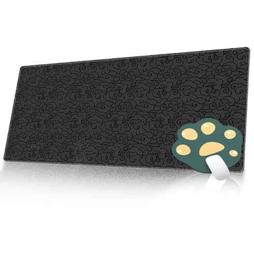 FAIRYGATE XXL Gaming Mouse Pad Mauspad XXL 600 × 300 × 3 MM Großes Mousepad Groß Schwarz Vernähter Rand rutschfest für Gaming Büro Office Homeoffice Tastatur Mouse Pad Mat B6810-M FAIRYGATE XXL Gaming Mouse Pad Mauspad XXL 600 × 300 × 3 MM Großes Mousepad Groß Schwarz Vernähter Rand rutschfest für Gaming Büro Office Homeoffice Tastatur Mouse Pad Mat B6810-M von FAIRYGATE