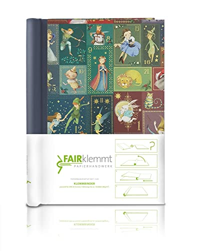 FAIRklemmt Klemmbinder Fairy Tales, A4, 22,5 x 30,8 cm von FAIRklemmt