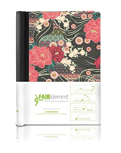 FAIRklemmt Klemmbinder Misaki, A4, Schwarz von FAIRklemmt