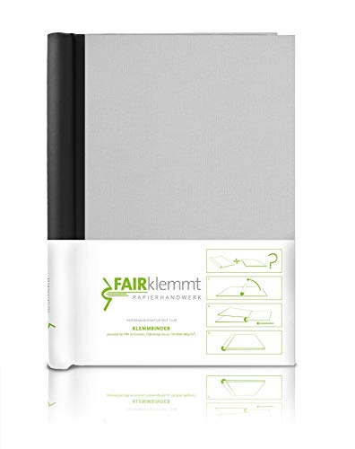 FAIRklemmt Klemmbinder Napura Canvas, A4 - Sage von FAIRklemmt