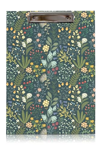 FAIRklemmt Klemmbrett Botanica Verde, A4, Grün, 23 x 32,5 cm, 3mm starke Buchbinderpappe, Schmetterling Clip FAIRklemmt Klemmbrett Botanica Verde, A4, Grün, 23 x 32,5 cm, 3mm starke Buchbinderpappe, Schmetterling Clip von FAIRklemmt