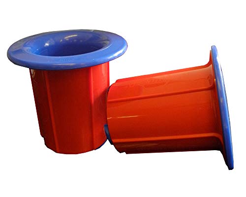 Abroller-Set für Stretchfolie Handwickelfolie, einfache Anwendung, rot, 3 Stück von FALAMBI