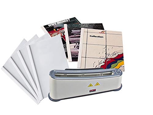 Thermobindegerät inkl. 25er Starterpaket mit Thermobindemappen (1,5-3.0 - 4.0-6.0 - 8.0 mm) von FALAMBI