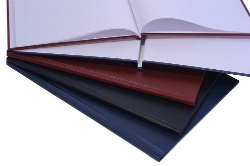 Thermomappen Hardcover Buchbindemappe Diplomat Classic - dunkelblau, für 150 bis 200 Blatt (blau) von FALAMBI