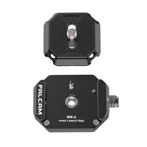 F38 Kamera Schnellwechsel-Kit, Platte für DSLR/Mirroless Kamera kompatibel mit Arca Swiss und Klemme für Stativ/Stablizer/Gimbal/Slider-2268 von FALCAM