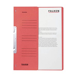 FALKEN Einhakhefter Karton rot DIN A4, halber Deckel, 1 St. FALKEN Einhakhefter Karton rot DIN A4, halber Deckel, 1 St. von FALKEN