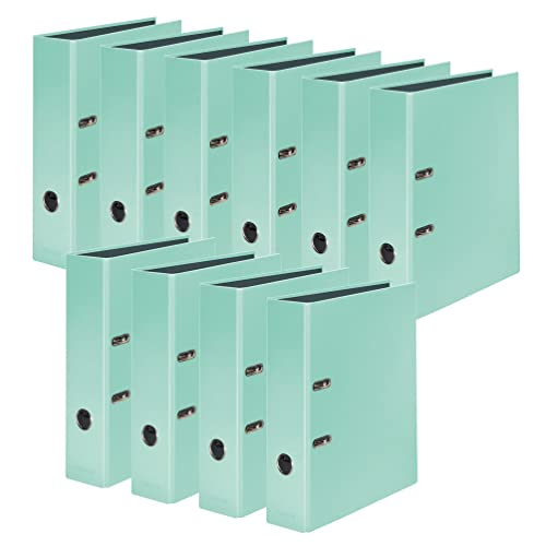 Original Falken 10er Pack PastellColor-Ordner. Made in Germany. 8 cm breit DIN A4 Pastell-Farbe Minz-Grün Ringordner Aktenordner Briefordner Büroordner Plastikordner Schlitzordner Motivordner Original Falken 10er Pack PastellColor-Ordner. Made in Germany. 8 cm breit DIN A4 Pastell-Farbe Minz-Grün Ringordner Aktenordner Briefordner Büroordner Plastikordner Schlitzordner Motivordner von FALKEN