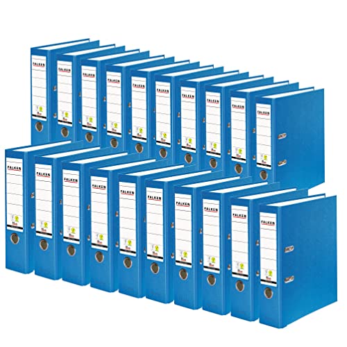 Original Falken 20er Pack PP-Color Kunststoff-Ordner. Made in Germany. 8 cm breit DIN A4 Pastell-Farbe aqua Ringordner Vegan Aktenordner Briefordner Büroordner Plastikordner Schlitzordner Original Falken 20er Pack PP-Color Kunststoff-Ordner. Made in Germany. 8 cm breit DIN A4 Pastell-Farbe aqua Ringordner Vegan Aktenordner Briefordner Büroordner Plastikordner Schlitzordner von FALKEN