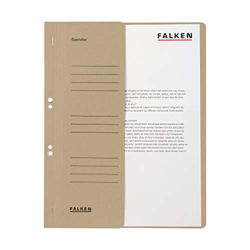 Original Falken 50er Pack Ösenhefter. Made in Germany. Aus Recycling-Karton mit halbem Vorderdeckel und kaufmännischer Heftung für DIN A4 grau Hefter Sammelmappe Blauer Engel Original Falken 50er Pack Ösenhefter. Made in Germany. Aus Recycling-Karton mit halbem Vorderdeckel und kaufmännischer Heftung für DIN A4 grau Hefter Sammelmappe Blauer Engel von FALKEN