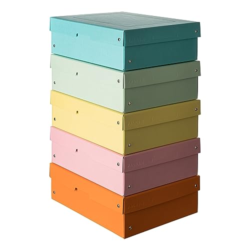 Original Falken 5er Pack PureBox Pastell. Made in Germany. 100 mm hoch DIN A4 farbig sortiert. Aufbewahrungsbox mit Deckel aus stabilem Karton Vegan Geschenkbox Transportbox Schachtel Allzweckbox Original Falken 5er Pack PureBox Pastell. Made in Germany. 100 mm hoch DIN A4 farbig sortiert. Aufbewahrungsbox mit Deckel aus stabilem Karton Vegan Geschenkbox Transportbox Schachtel Allzweckbox von FALKEN