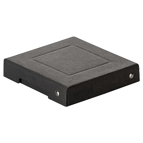 Original Falken PureBox Black. Made in Germany. 25 mm hoch 120x120 mm. Aufbewahrungsbox mit Deckel aus stabilem Recycling-Karton Blauer Engel Vegan Geschenkbox Transportbox Schachtel Allzweckbox von FALKEN