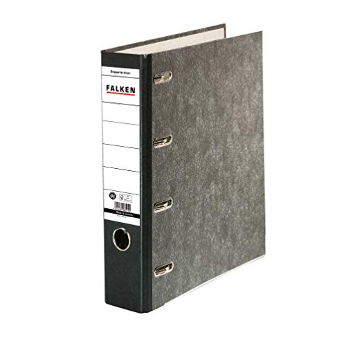 Original Falken Recycling-Doppelordner Wolkenmarmor. Made in Germany. 7 cm breit schwarz für 2x DIN A5 quer Ablage mit geklebtem Rückenschild Kontoauszug-Ordner Ringordner Blauer Engel Original Falken Recycling-Doppelordner Wolkenmarmor. Made in Germany. 7 cm breit schwarz für 2x DIN A5 quer Ablage mit geklebtem Rückenschild Kontoauszug-Ordner Ringordner Blauer Engel von FALKEN