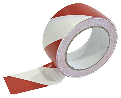 FAMA 90960 PVC-Warnband 50mm x 33m rot/weiß von FAMA