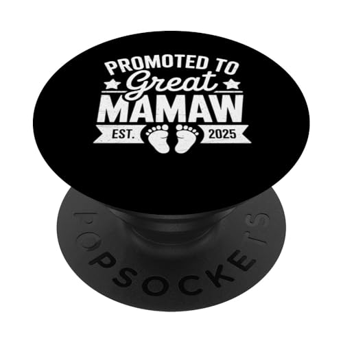 2025 zur Großen Mama befördert Lustige Schwangerschaft PopSockets Klebender PopGrip 2025 zur Großen Mama befördert Lustige Schwangerschaft PopSockets Klebender PopGrip von FAMILY 365