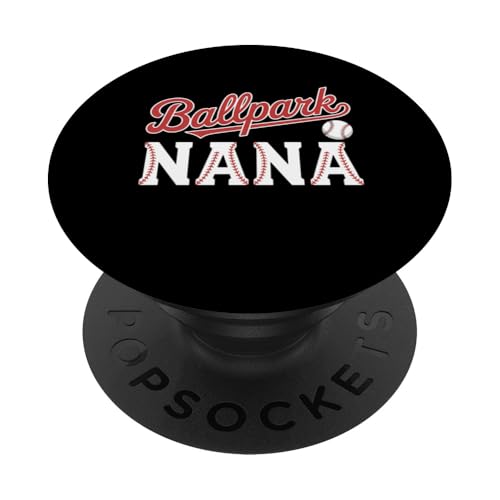 Baseball Oma Ballpark Oma Muttertagsgeschenk PopSockets Klebender PopGrip Baseball Oma Ballpark Oma Muttertagsgeschenk PopSockets Klebender PopGrip von FAMILY 365