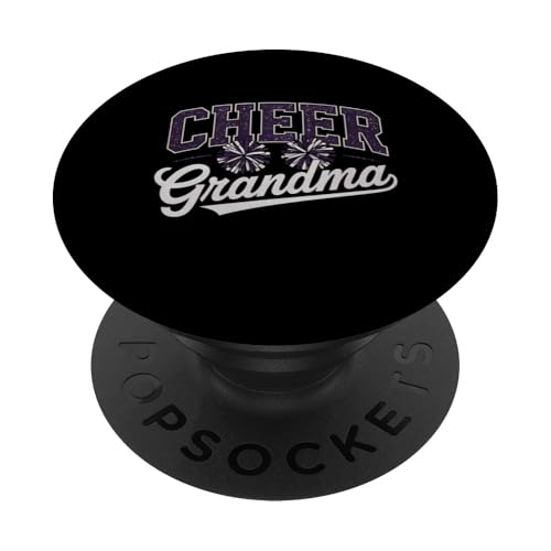 Cheer Grandma Cheerleader Großeltern Geschenk Cheering Fan PopSockets Klebender PopGrip Cheer Grandma Cheerleader Großeltern Geschenk Cheering Fan PopSockets Klebender PopGrip von FAMILY 365