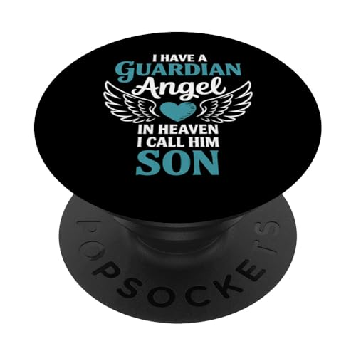 Gedenkdesign „Engel im Himmel, ich nenne ihn Sohn“ PopSockets Klebender PopGrip Gedenkdesign „Engel im Himmel, ich nenne ihn Sohn“ PopSockets Klebender PopGrip von FAMILY 365