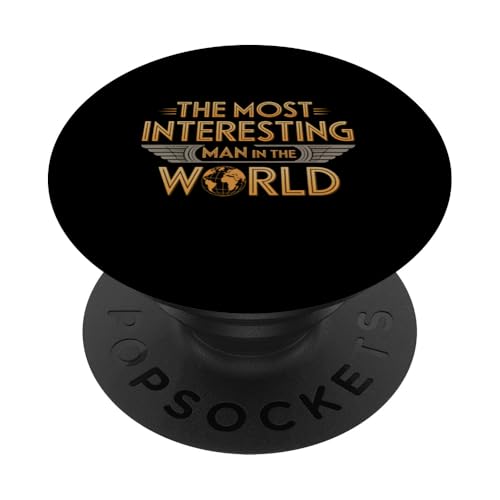 Interessanter Mann auf der Welt Lustiger Ehemann für Globe Traveler PopSockets Klebender PopGrip Interessanter Mann auf der Welt Lustiger Ehemann für Globe Traveler PopSockets Klebender PopGrip von FAMILY 365
