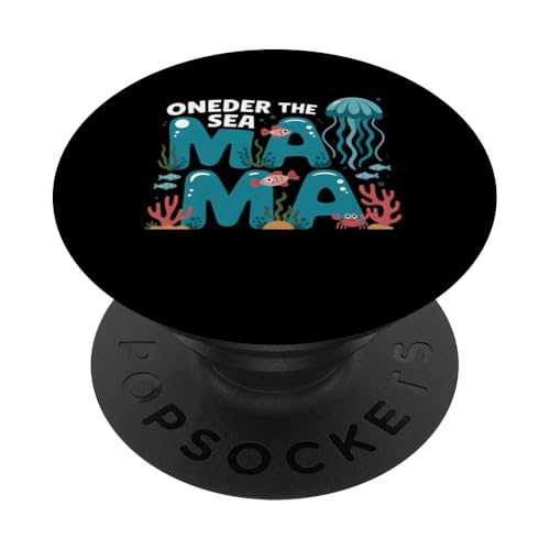 Mama Ocean Life Quallen Krabben Fisch Meer Muttertag Geschenk PopSockets Klebender PopGrip Mama Ocean Life Quallen Krabben Fisch Meer Muttertag Geschenk PopSockets Klebender PopGrip von FAMILY 365