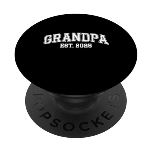 Opa Est. 2025 Erstes Mal Opa Schwangerschaft Ankündigung PopSockets Klebender PopGrip Opa Est. 2025 Erstes Mal Opa Schwangerschaft Ankündigung PopSockets Klebender PopGrip von FAMILY 365