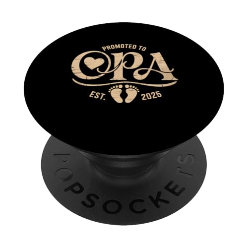 Opa Est. 2025 Promoted To Opa Lustiges Opa-Geschenk PopSockets Klebender PopGrip Opa Est. 2025 Promoted To Opa Lustiges Opa-Geschenk PopSockets Klebender PopGrip von FAMILY 365