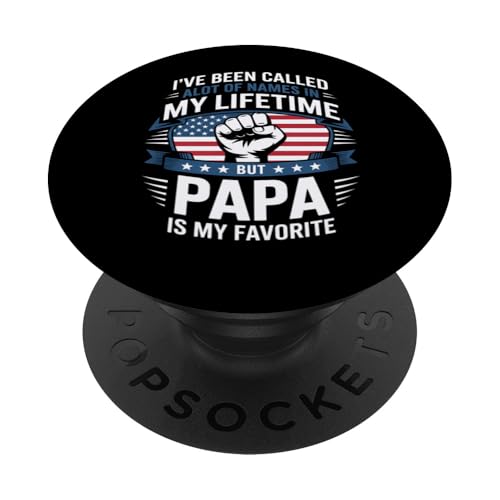 Papa Is Favorite USA-Flagge Vatertagsgeschenk PopSockets Klebender PopGrip Papa Is Favorite USA-Flagge Vatertagsgeschenk PopSockets Klebender PopGrip von FAMILY 365
