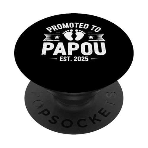 Papou Promoted To Papou 2025 Lustiges Opa-Geschenk PopSockets Klebender PopGrip Papou Promoted To Papou 2025 Lustiges Opa-Geschenk PopSockets Klebender PopGrip von FAMILY 365