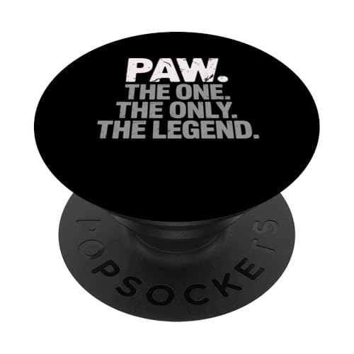 Paw One Only The Legend Lustiges Hunde-Liebhaber-Design PopSockets Klebender PopGrip Paw One Only The Legend Lustiges Hunde-Liebhaber-Design PopSockets Klebender PopGrip von FAMILY 365