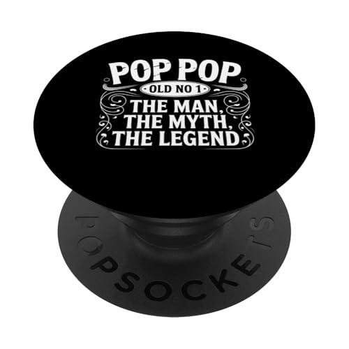 Pop The Myth The Legend Vatertagsgeschenk PopSockets Klebender PopGrip Pop The Myth The Legend Vatertagsgeschenk PopSockets Klebender PopGrip von FAMILY 365