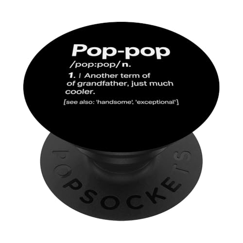 PopPop Definition Lustiges Geschenk für Großvater Opa PopSockets Klebender PopGrip PopPop Definition Lustiges Geschenk für Großvater Opa PopSockets Klebender PopGrip von FAMILY 365