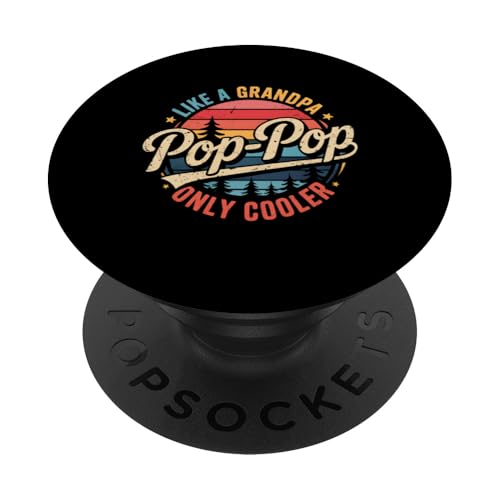 PopPop Like a Grandpa Only Cooler Vintage-Grafik PopSockets Klebender PopGrip von FAMILY 365