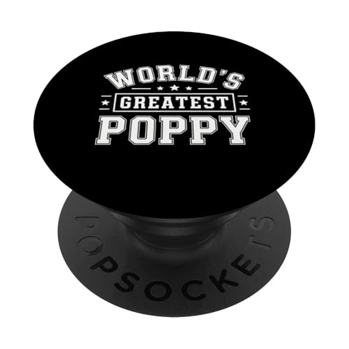 Poppy Vatertagsgeschenk Welt Greatest Poppy PopSockets Klebender PopGrip Poppy Vatertagsgeschenk Welt Greatest Poppy PopSockets Klebender PopGrip von FAMILY 365