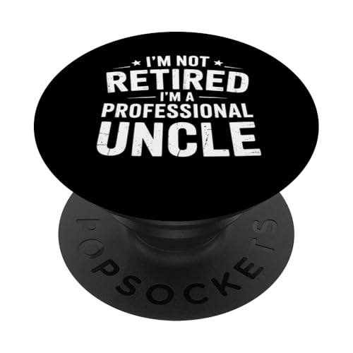 Professioneller Onkel Ruhestand Familientreffen Geschenk PopSockets Klebender PopGrip Professioneller Onkel Ruhestand Familientreffen Geschenk PopSockets Klebender PopGrip von FAMILY 365