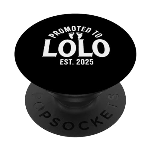 Promoted To Lolo Est. 2025 Lustiges neues Lolo-Geschenk PopSockets Klebender PopGrip Promoted To Lolo Est. 2025 Lustiges neues Lolo-Geschenk PopSockets Klebender PopGrip von FAMILY 365