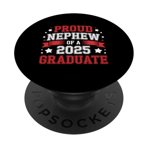 Stolzer Neffe einer Abschlussfeier 2025 PopSockets Klebender PopGrip Stolzer Neffe einer Abschlussfeier 2025 PopSockets Klebender PopGrip von FAMILY 365