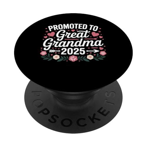 Urgroßmutter 2025 wird zur Urgroßmutter mit Blumengeschenk befördert PopSockets Klebender PopGrip Urgroßmutter 2025 wird zur Urgroßmutter mit Blumengeschenk befördert PopSockets Klebender PopGrip von FAMILY 365